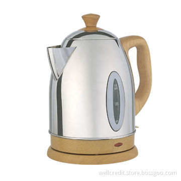 2.0L Wooden Dome Stainless Steel Electric Kettle with Top Quality